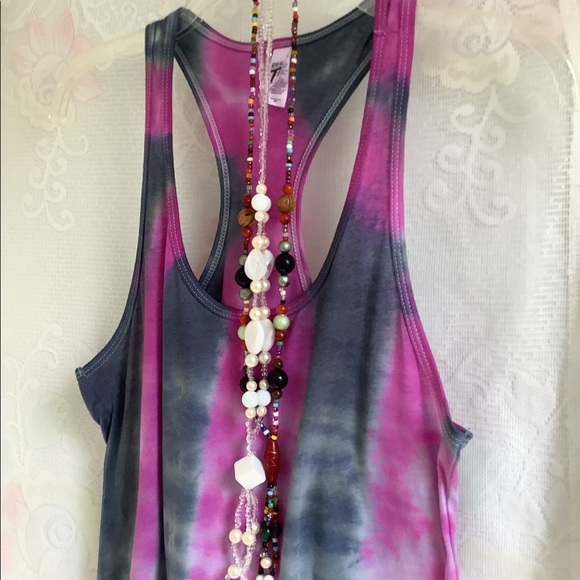 Tie-Dye New Racerback Tank Top. Handmade. - Picture 3 of 10